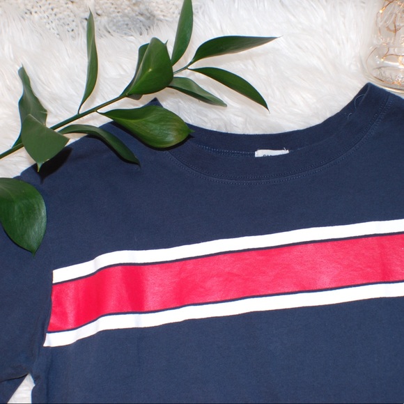 Garage RED stripe NAVY shirt - Picture 3 of 6
